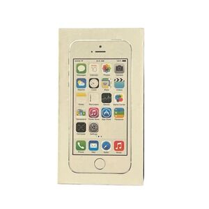 iPhone 5s EMPTY‎ Box Original Apple Packaging Inserts Manuals White 4 Stickers